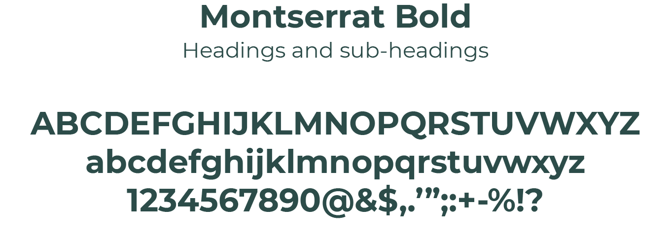Kai Duck Typography – Montserrat Bold
