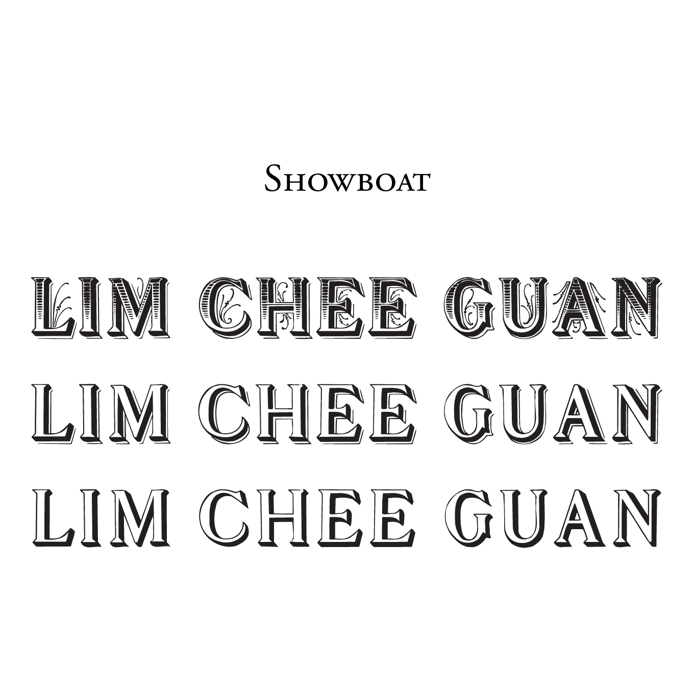 Lim Chee Guan Logotype – Showboat