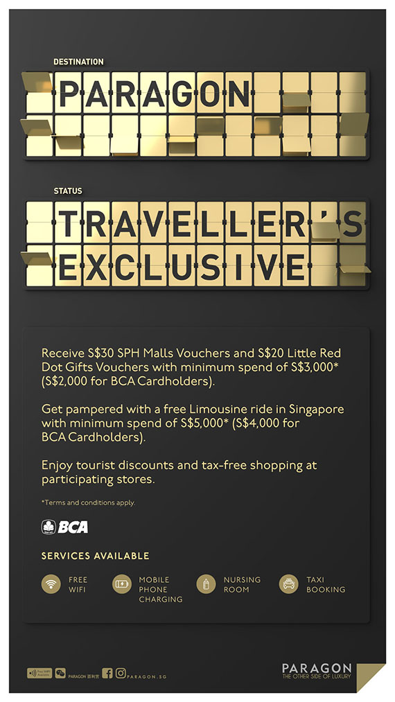 Paragon Tourist Privileges English Ad