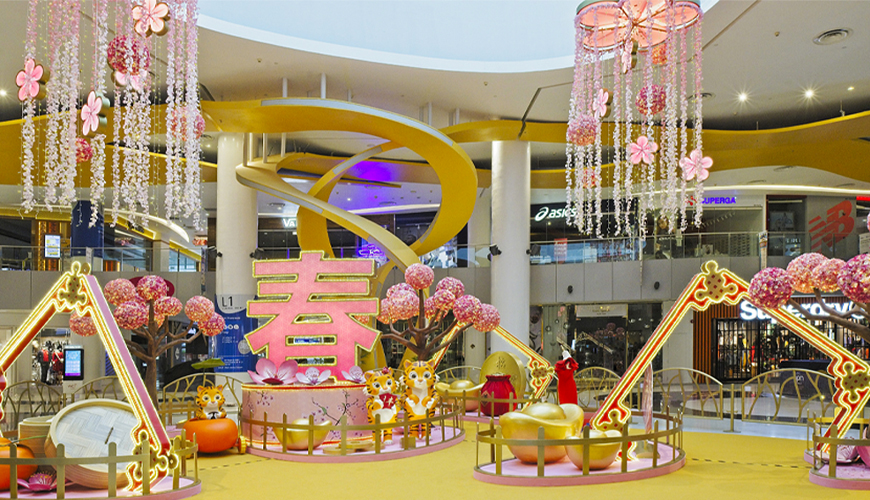 VivoCity CNY 2022 Mall Decor