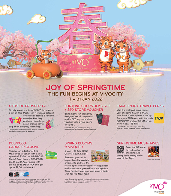 VivoCity CNY 2022 Wall Sticker