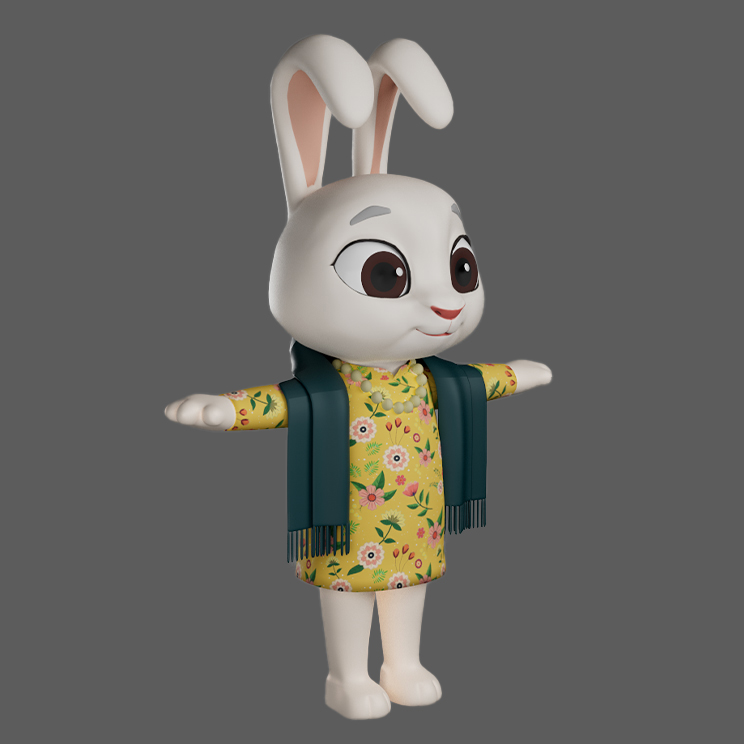 VivoCity CNY 2023 Grandma Rabbit