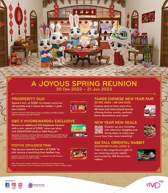 VivoCity CNY 2023 Wall Sticker