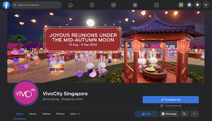 VivoCity Mid-Autumn 2022 Facebook Cover Image