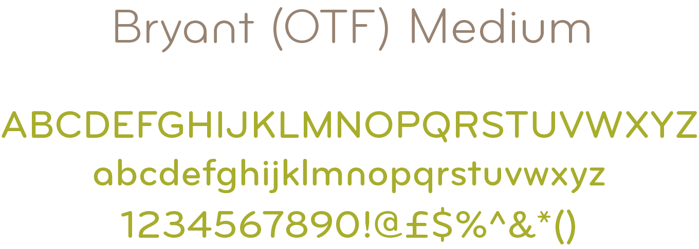 Elemen Typography – Bryant Medium