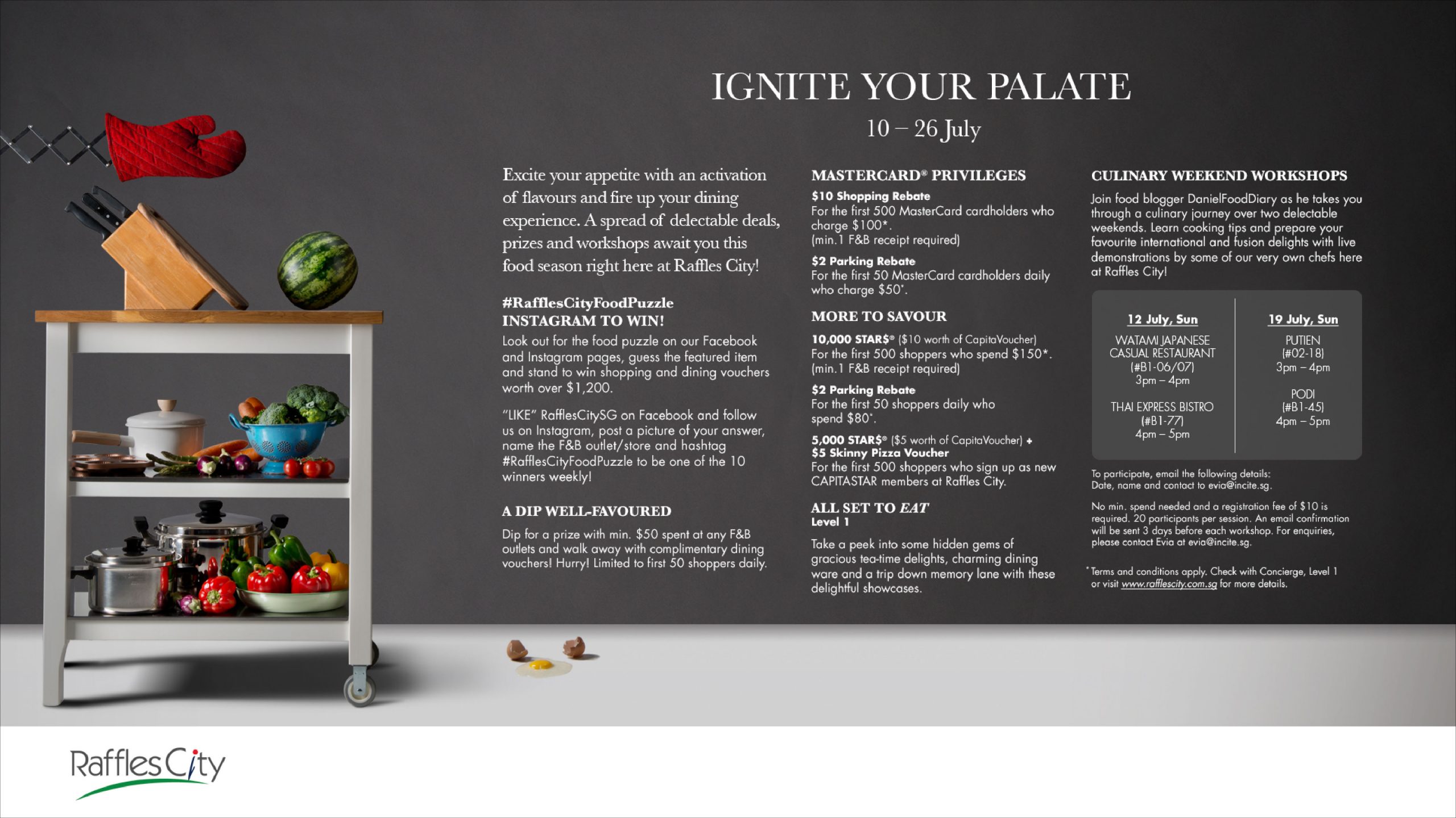 Raffles City Food Festival Digital Ad 1