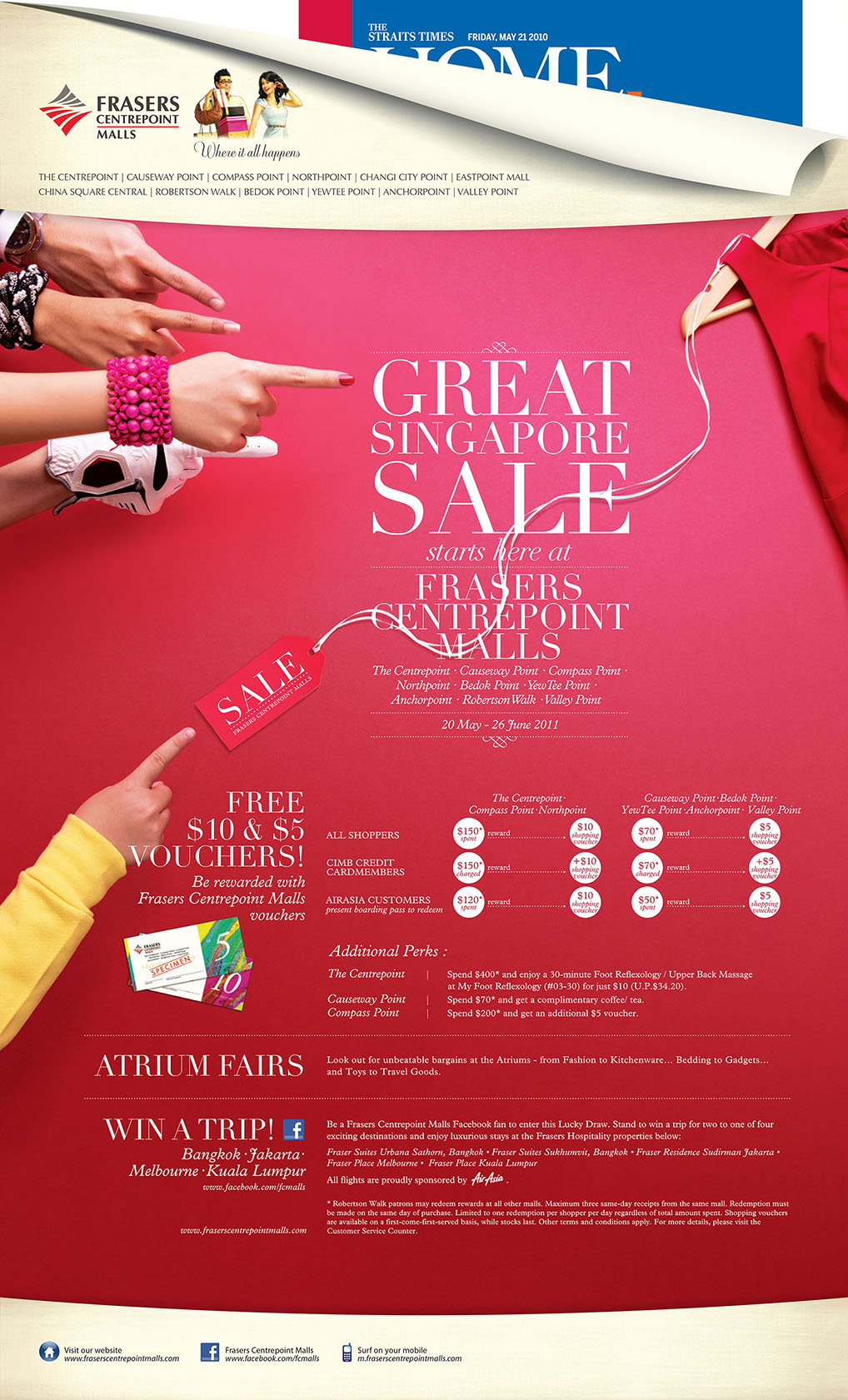 Frasers: Where It All Happens Press Ad