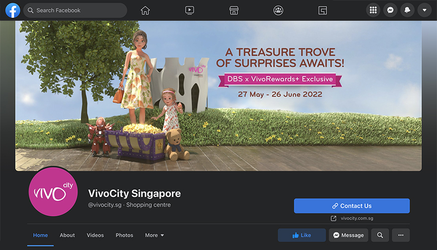 VivoCity June Campaign 2022 Facebook Cover Image