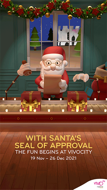 VivoCity Christmas 2021 Digital Poster